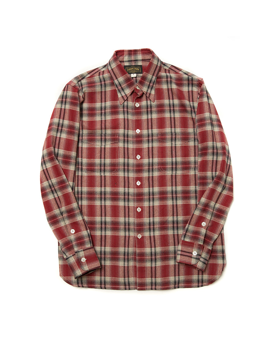 Burgundy Plaid Shirt – Labour Union Clothing-Since 1986 | Vintage ...