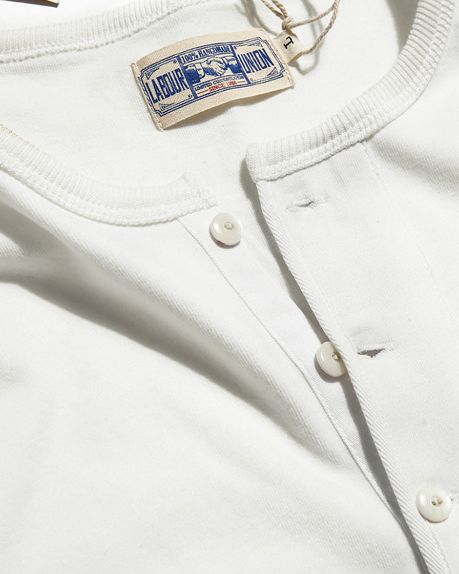 US Military Henley Shirt Labour Union ClothingSince 1986 Vintage