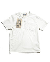 Labour Union-amrecian-retro-clothing-US Military Henley Shirt white