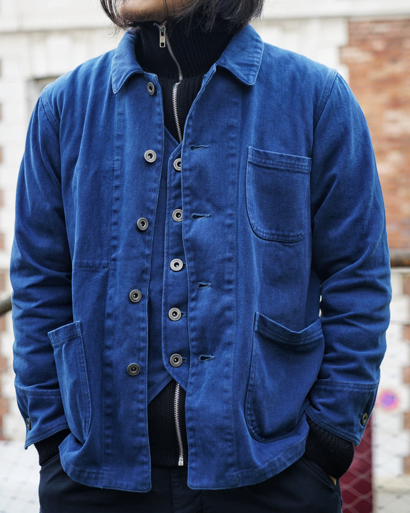 Urban Renewal Remade Dyed French Workwear Jacket