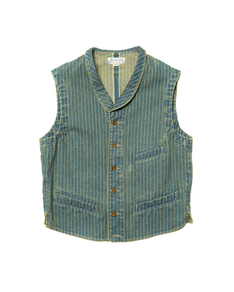 Washed Wabash Denim Vest – Labour Union Clothing-Since 1986 | Vintage ...
