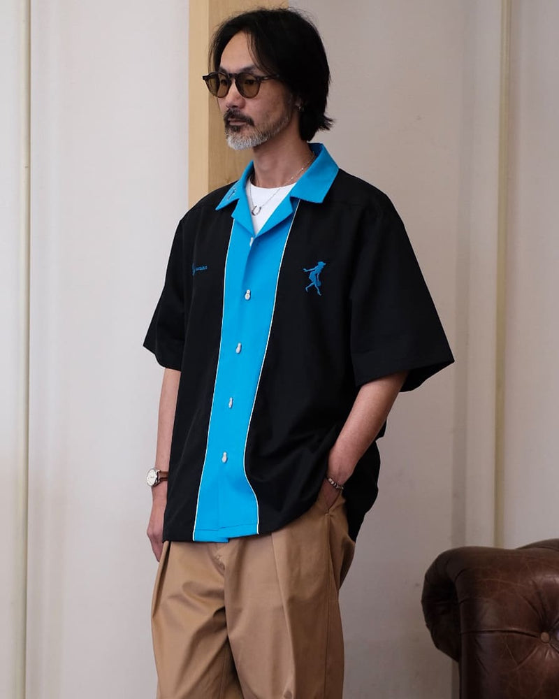 Two Tone Bowling Shirt S 36